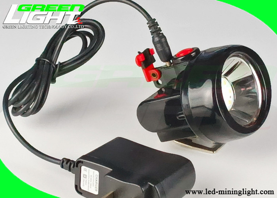Wieder aufladbares LED Schwarzes Shell For Outdoor Mining Mini Sizes 143g Scheinwerfer-2800mAh 4000lux
