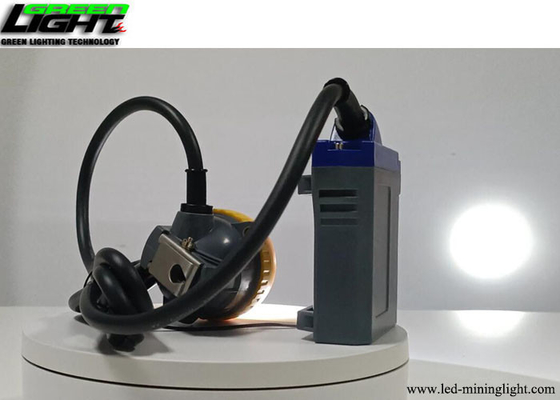 Laser, der LOGO Miners Cap Lamp 15000lux flammhemmendes IP68 mit Kabel graviert