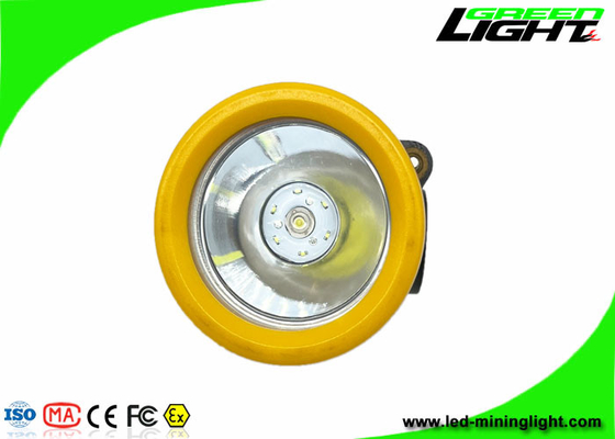 IP68 imprägniern Kohlen-Bergmann-Headlamp 5000 Lux Brightness Light Weight LED drahtloses langlebiges PC Material