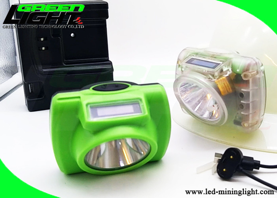 Feuerverzögernde drahtlose Anzeige Bergmann-Cap Lamps 13000 Lux Brightness With Battery Status