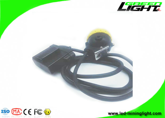IP68 wasserdichter Bergmann Cap Lamp 10000 Lux Supporting USB, das 18 Stunden Arbeitszeit für Untertagekohlengrube auflädt