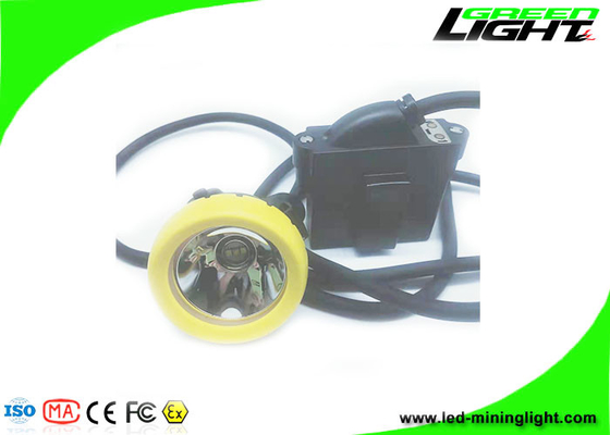 IP68 wasserdichter Bergmann Cap Lamp 10000 Lux Supporting USB, das 18 Stunden Arbeitszeit für Untertagekohlengrube auflädt