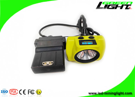 13600 MAh LED Miner Cap Lampe IP68 Wasserdicht 25000 Lux Kohlebergmann-Stirnlampe