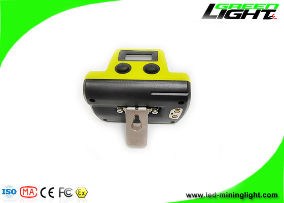 18000Lux OLED-Bildschirm LED-Bergmann-Scheinwerfer Magnetischer wiederaufladbarer USB-ABS / PC-Lampenkörper