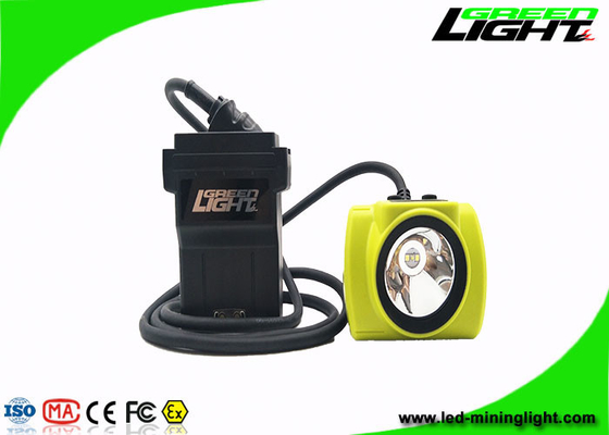 OLED 13,6 Ah wiederaufladbare LED-Bergbaulampe 25000 Lux Coal Miner Cap Light 18 Stunden lange Arbeitszeit