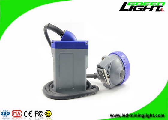 ABS 6,6 Ah LED Bergmannskappenlampe 216 Lumen 10000 Lux Wasserdichter Bergmannsscheinwerfer