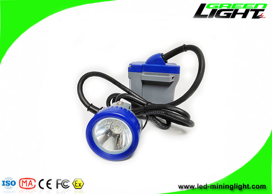 ABS 6,6 Ah LED Bergmannskappenlampe 216 Lumen 10000 Lux Wasserdichter Bergmannsscheinwerfer