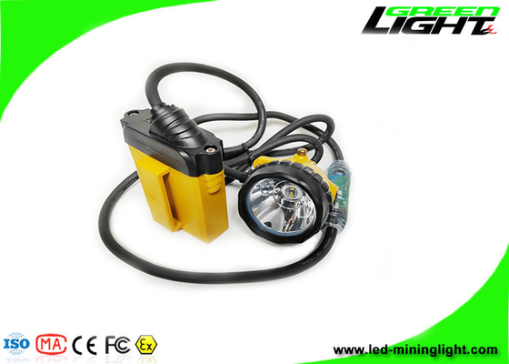 beleuchtet blinkende geführte Bergbaukappe 10.4Ah Aluminiumschale ABS-PC 25000Lux