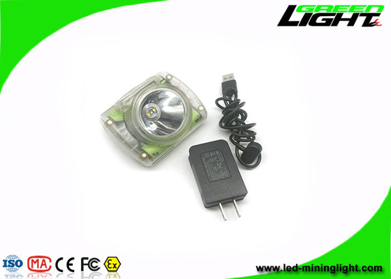 wasserdichte wieder aufladbare LED Bergbauanzeige 6800mA scheinwerfer-232lum 13000 Lux Smart OLED