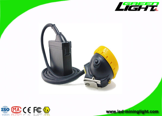 7.8Ah wiederaufladbare Mining Cap Lampen Silicon Button 10000lux 216lum Underground Miner Cap Lampe