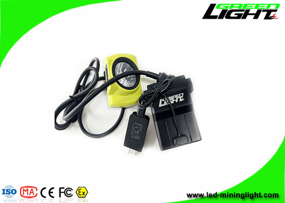wasserdichte wieder aufladbare Bergbaukopfleuchten 4.07W 25000lux 530lum schnürten mit OLED-Schirm