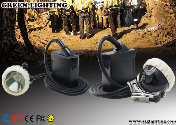 Klassischer explosionssicherer PC Schutzhelm-Scheinwerfer, Art-Bergmann-Lampe der Schnur-6600mAH