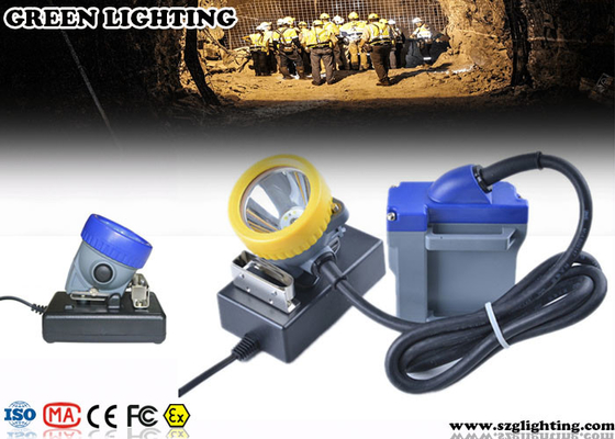 Bergmann-Lichter 15000 Lux-LED für Schutzhelme, Sicherheits-Schutzhelm-Lichter der Schnur-6600mAH 