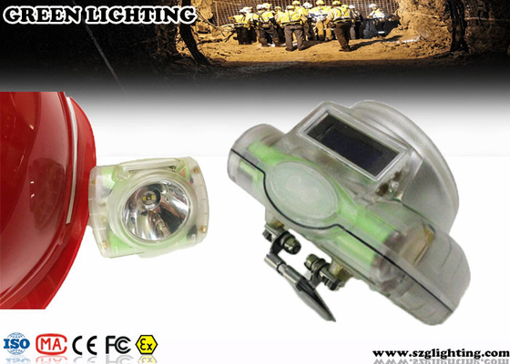 Gewicht 140g 1W 6000 Lux Light Bergbau-Licht des Wasser-Beweis-LED mit OLED-Schirm