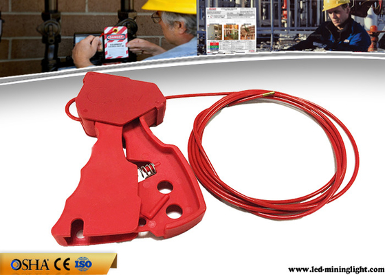 Ausrück-Edelstahl des justierbaren Kabel-211g 2,4 Meter rote Griff-Art-