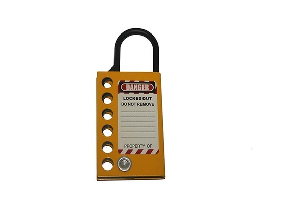 50 * 116 Vorhängeschloss-Fessel starke 5 Millimeter Millimeteraluminiumausrück Tagout-Haspe-6pcs