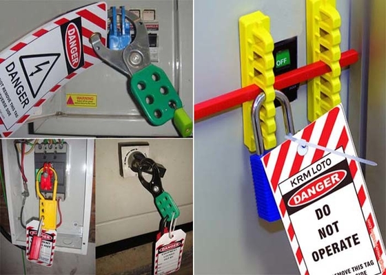 Sicherheits-Gruppen-Unterbrecher schließen heraus, verfügbare der 14 Vorhängeschloss-elektrische Unterbrecher-Aussperrung zu