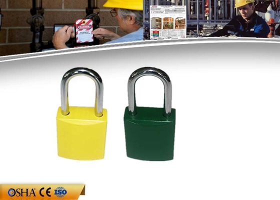 Bunte Aluminiumsicherheits-Ausrück-Vorhängeschloss-stabile Lackierungs-Oberfläche