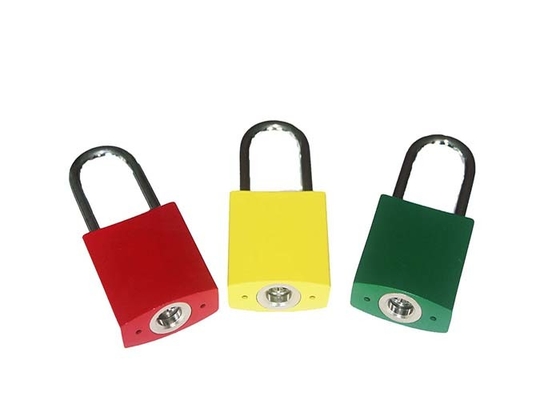 Bunte Aluminiumsicherheits-Ausrück-Vorhängeschloss-stabile Lackierungs-Oberfläche