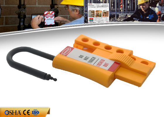 ZC-K46 neue nicht leitfähige Nylon-Locknshackle 6mm Ausrück HASPE, gelbe HASPE