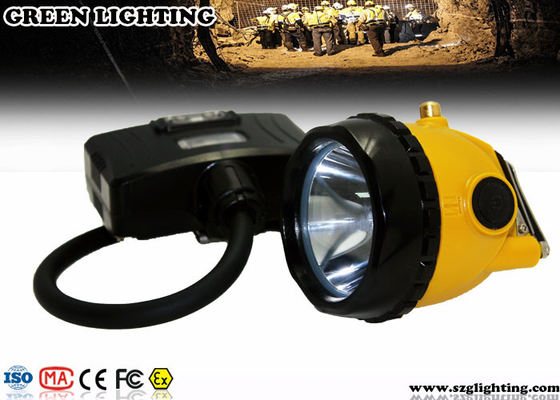 Halb geschnürte Bleibergmann-Lampe mit hinterem Warnlicht, Bergmann Headlight 6.8Ah 3.7V