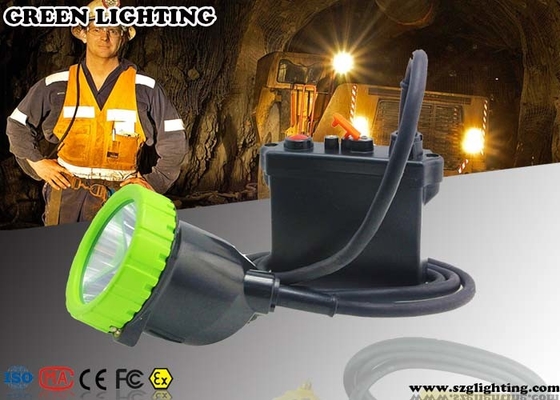 50000 Lux Led Headlamp Rechargeable, 4 Farbbeleuchtungs-Bergmann-Kopfleuchte