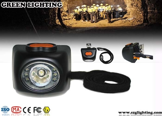 4000 Lux Brightness Mining Cap Lights mit OLED-Anzeige 4.5Ah Li - Ion Battery