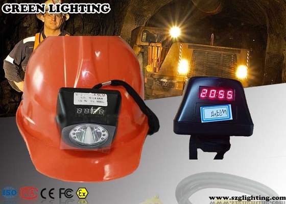 4000 Lux Brightness Mining Cap Lights mit OLED-Anzeige 4.5Ah Li - Ion Battery