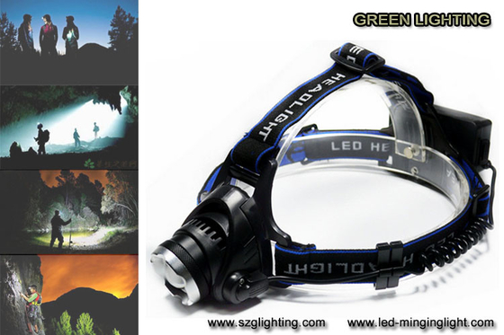 wieder aufladbarer Scheinwerfer XMLs T6 LED DES CREE-1000lumen mit justierbarer beleuchtender Stelle