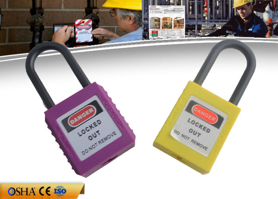 CER ZC-G11 Bescheinigung genehmigte kurzes Fessel ABS Sicherheits-Vorhängeschloß für Industrie