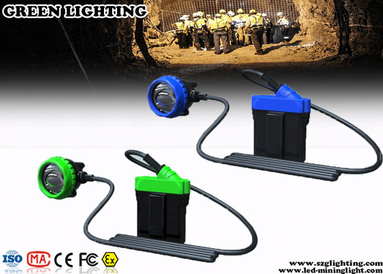 Explosionssichere Bergbaukappe beleuchtet 25000 Lux Strong Brightness Corded Style