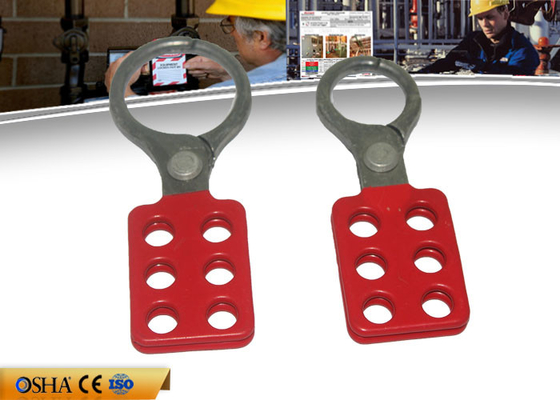 Vinyl ZC-K12 beschichtete Aluminiumhaspe, 1,5" 6pcs Haspe-Aussperrung der Vorhängeschloss-39g