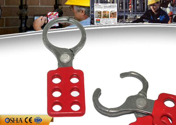 Vinyl ZC-K12 beschichtete Aluminiumhaspe, 1,5" 6pcs Haspe-Aussperrung der Vorhängeschloss-39g