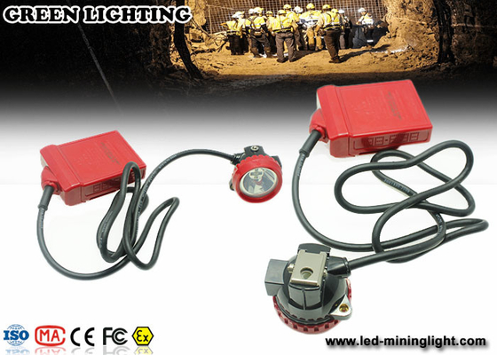 4500 Lux Led Mining Light, tragbare drahtlose Bergbaukopfleuchten mit 4ah Baterry