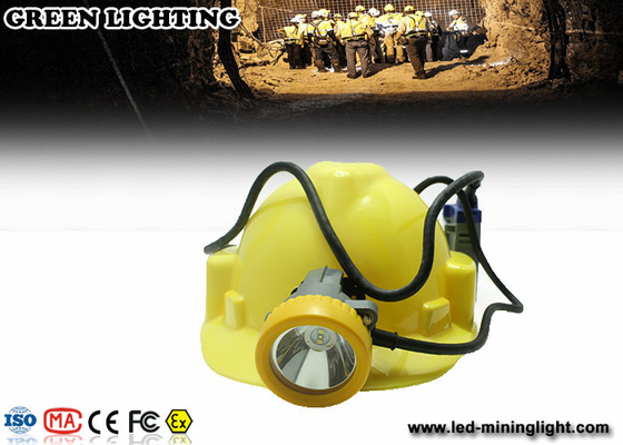 15000 Lux Led Miners Lights For-Schutzhelme, Sicherheit der Schnur-6600mah Bleibergmann-Kappen-Licht IP68