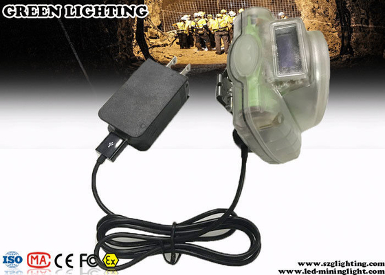 kühle weiße drahtlose LED Bergbau-Kopfleuchte 13000 Lux Brightness Anti - Sprengstoff 230g 3W