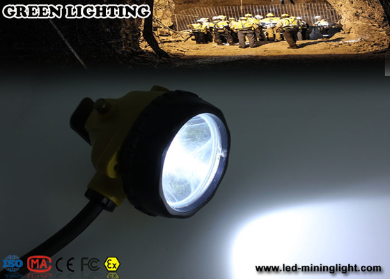 15000 Lux genehmigte superbright Cree Bergbau-Kappen-Lichter msha reflektierenden Streifen PAS-Funktion