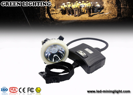 Hohe Leistung 10000 Lux Superbirght Led Miners Lights/Bergbau-Schutzhelm-Licht-Leichtgewichtler