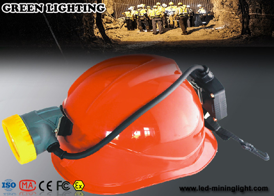 Wieder aufladbarer wasserdichter Bergmann-Scheinwerfer der Kohlen-IP68, 10000 Lux CREE LED Bergbaukopfleuchte