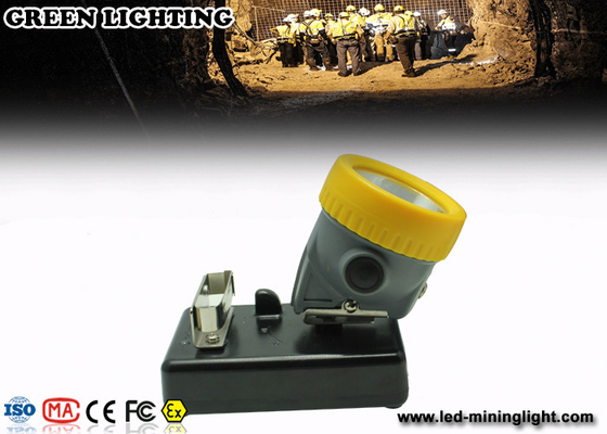 Wieder aufladbarer wasserdichter Bergmann-Scheinwerfer der Kohlen-IP68, 10000 Lux CREE LED Bergbaukopfleuchte