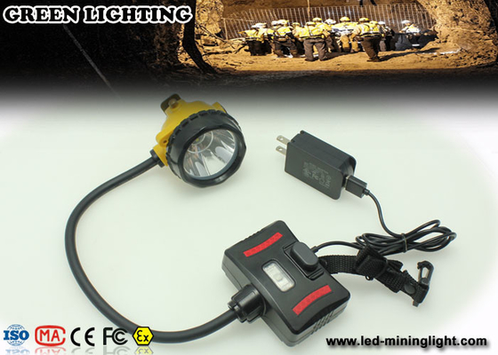 28000 Lux Explosion Proof LED Bergbauscheinwerfer, IP68 wasserdichter Bergmann Cap Lamp