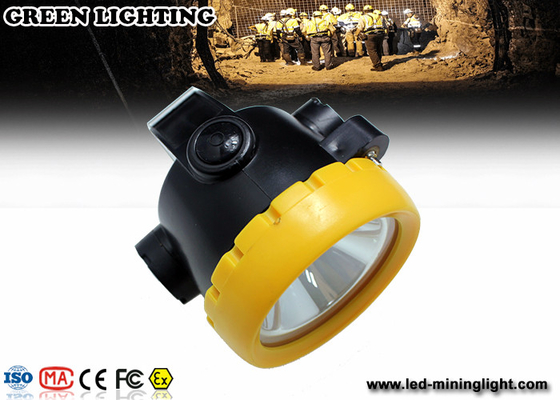 drahtloser eigensicherer Bergbauscheinwerfer 170g gelber GL-T2 mit Li-Ion2.2ah batterie mit pp. meterial