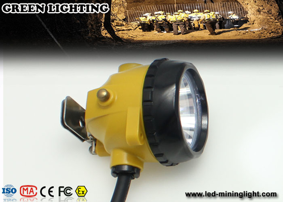 Wasserdichte Bergbaukappen-Lichter 28000 Lux-3W IP68 mit Warnlicht-Batterie-Kasten