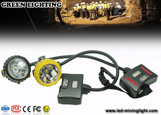 28000lux führte Kohlen-Bergmann-Cap Lights Withs zwei 12Ah IP68 wasserdichte Farbkopf-Wohnung