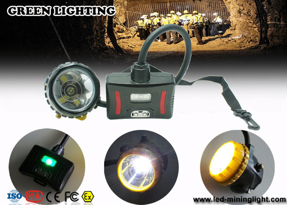 Bergmann-Kopfleuchte LED zwei Aufladungsweisen-IP68 mit Warnlicht, 28000lux Superbright