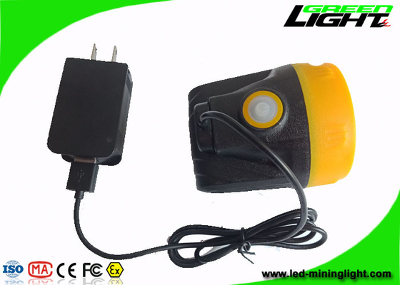 Drahtloses Ladegerät 1.1W Cree Led Mining Cap Lights USB mit 15 Stunden Beleuchtungs-Zeit-
