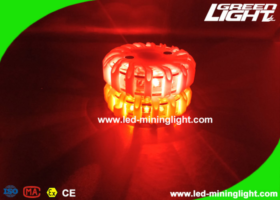 Wieder aufladbare Amber Led Road Flares Emergency-Diskette, blinkendes warnendes Leuchtfeuer des super hellen langlebigen Gutes