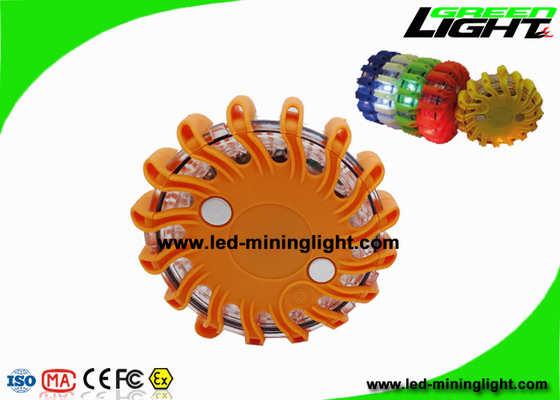Wieder aufladbare Amber Led Road Flares Emergency-Diskette, blinkendes warnendes Leuchtfeuer des super hellen langlebigen Gutes