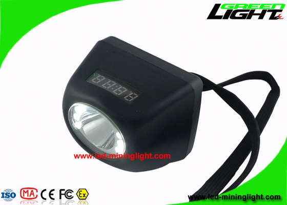 Drahtlose tragbare Bergbaukappen-Lichter Digital mit LCD-Bildschirm 4.8Ah 8000 Lux