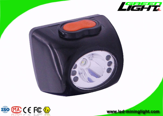 Industrieller LED-Bergbau helle wieder aufladbare 8000 Lux High Beam Black Color mit dem digitalen Schirm wasserdicht mit Sicherheitsseil